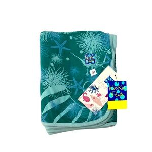 🆕 Kickee Pants Bamboo Sea Garden Toddler Blanket